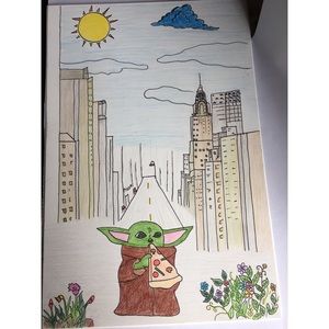 Baby Yoda in New York 🗽💚